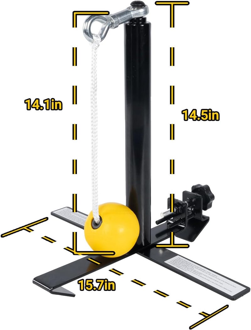 PLAYAPUT Portable Baseball Swing Trainer with The Tethered Ball,Premium Hitting/Batting Trainer System for Baseball and Softball,Easy Setup On Fence Hitting Trainer,Swing Trainer with Auto Reset - Image 2